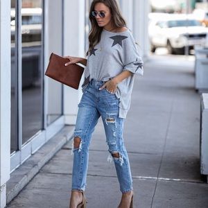 Brand new without tags Vici Dolls Contract High Rise distressed denim.